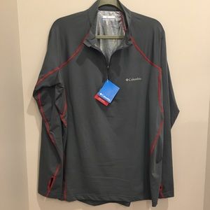 NWT Columbia Men’s Omni Heat Midweight Half Zip